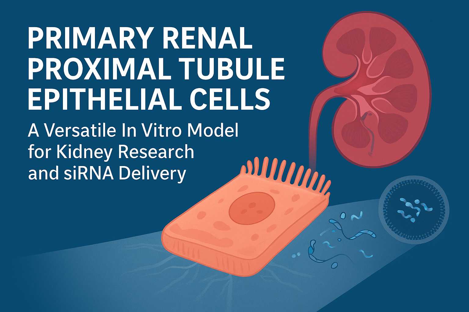 Primary Renal Proximal Tubule Epithelial Cells: A Foundational Model for Kidney Research and siRNA Delivery