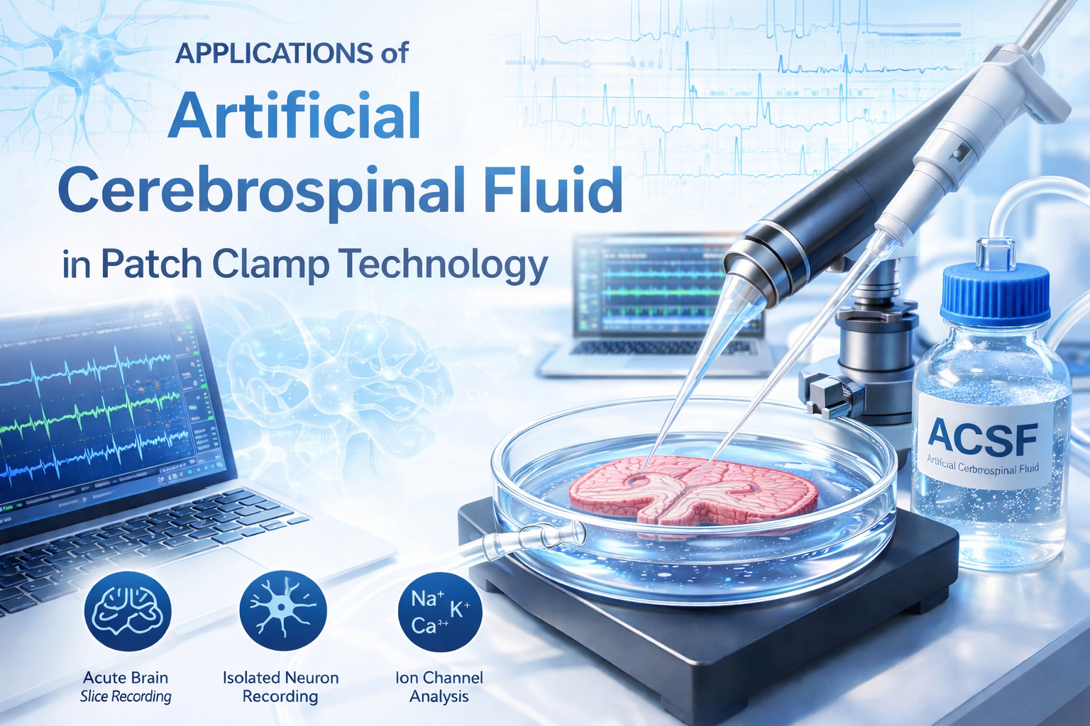 Applications of Artificial Cerebrospinal Fluid (ACSF) in Patch Clamp Technology