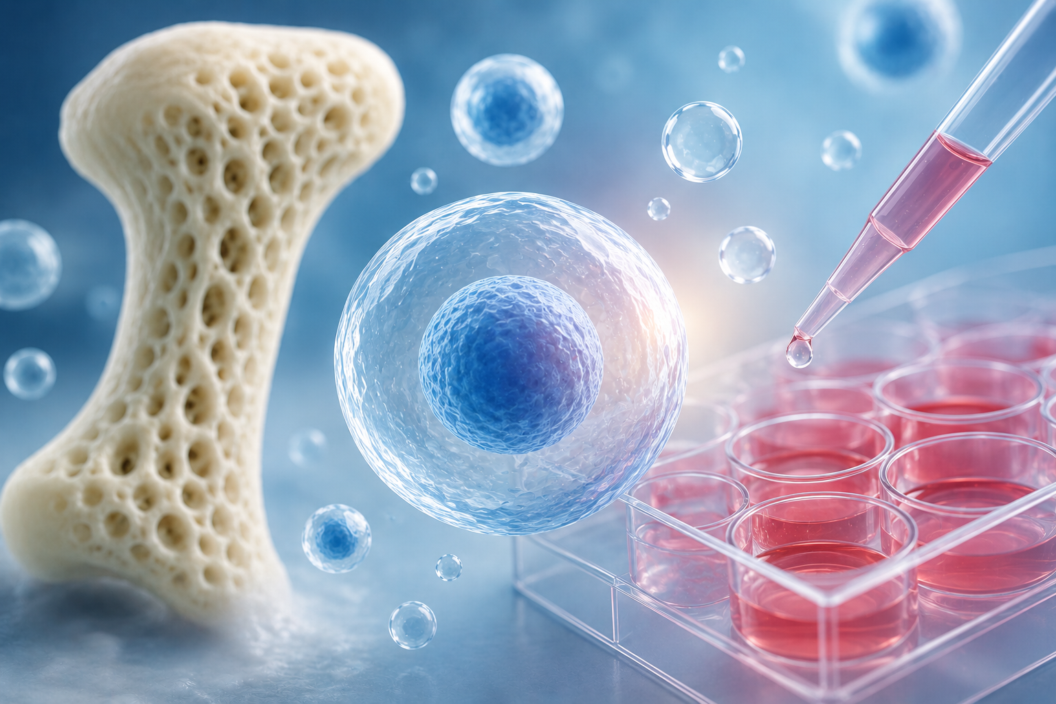 Stem Cell Research Tools for Bone Regeneration: BMSC Medium, Osteogenic Differentiation Medium and Alizarin Red Staining Solution