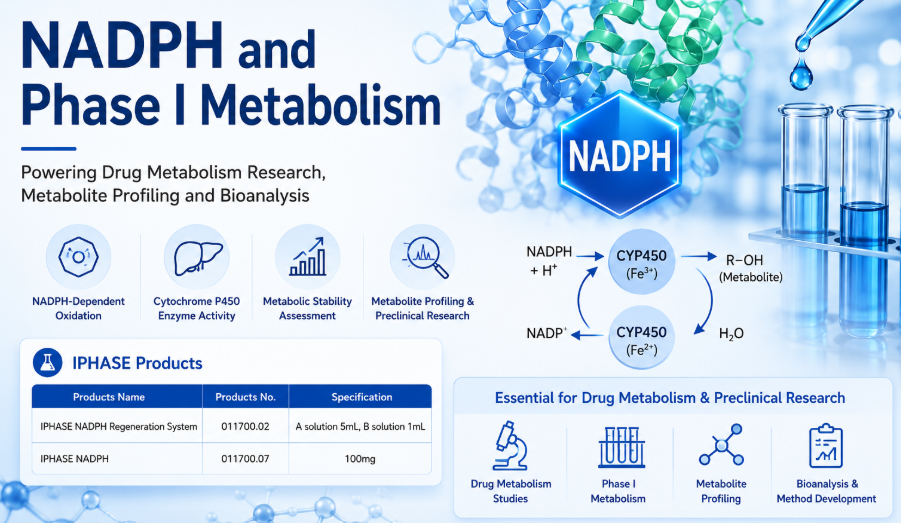 NADPH in Phase I Drug Metabolism Research
